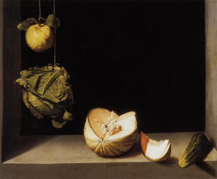 Juan Sanchez-Cotan Fruit Still Life (mk14) Spain oil painting art